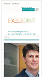 Mobile Screenshot of experident.hu